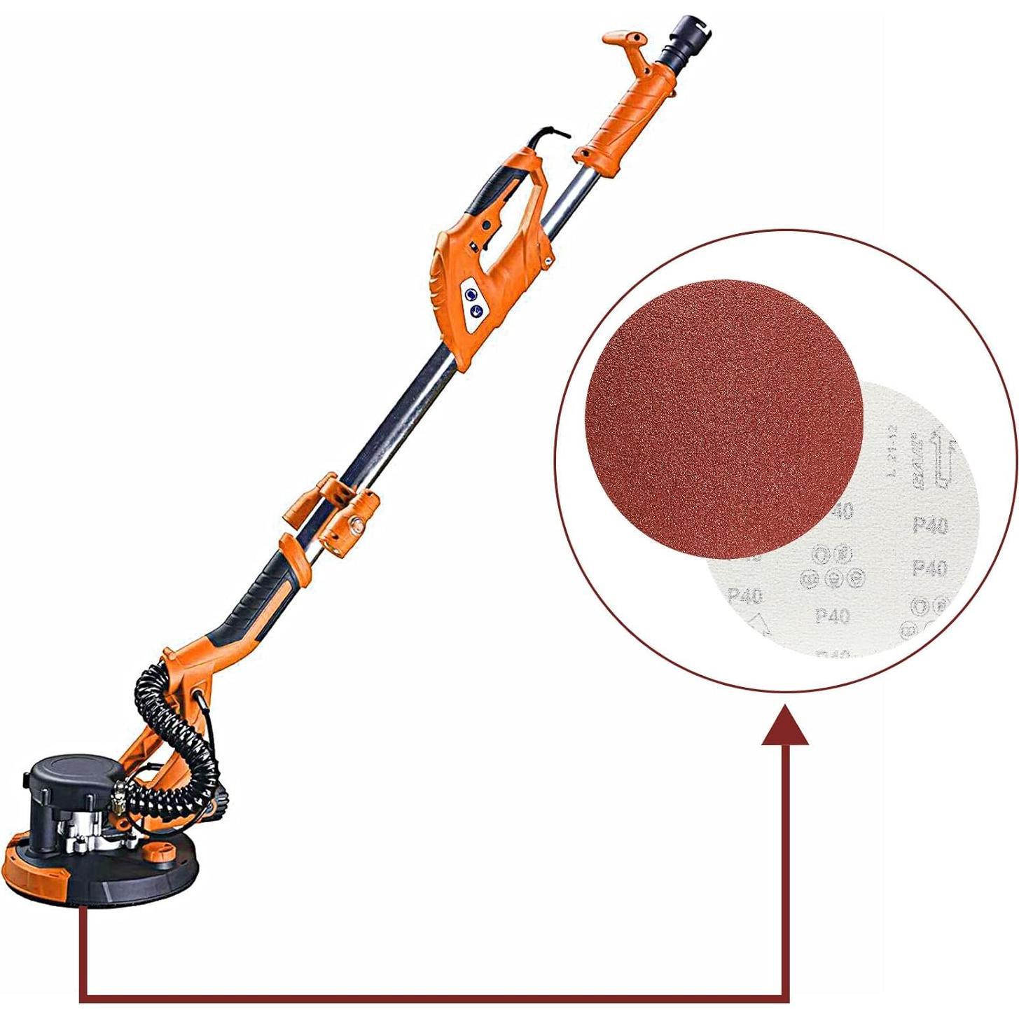 Discos de Lijado 40PCS 17.78 cm 40 Grano BokWin Autoadhesivos