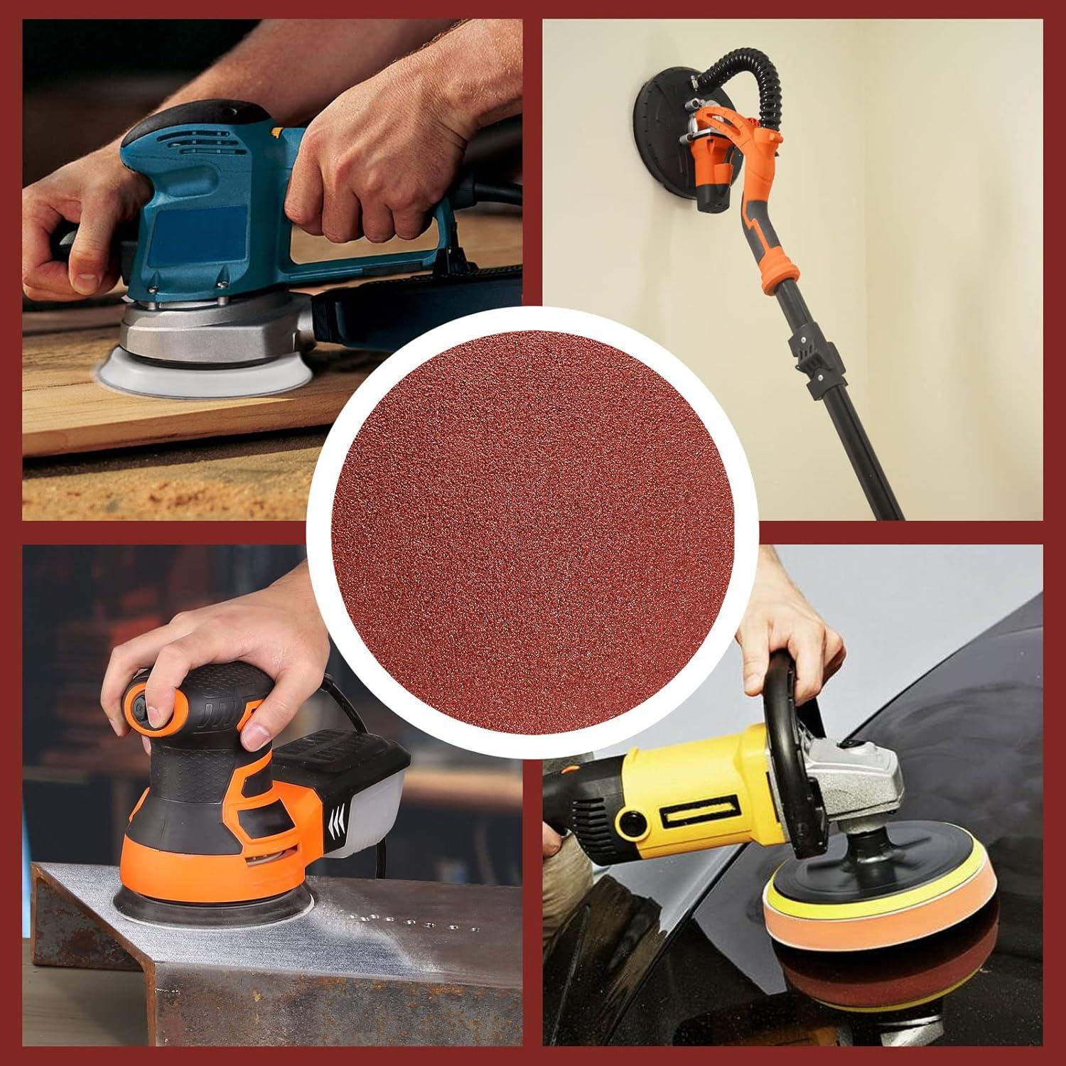 Discos de Lijado 40PCS 17.78 cm 40 Grano BokWin Autoadhesivos