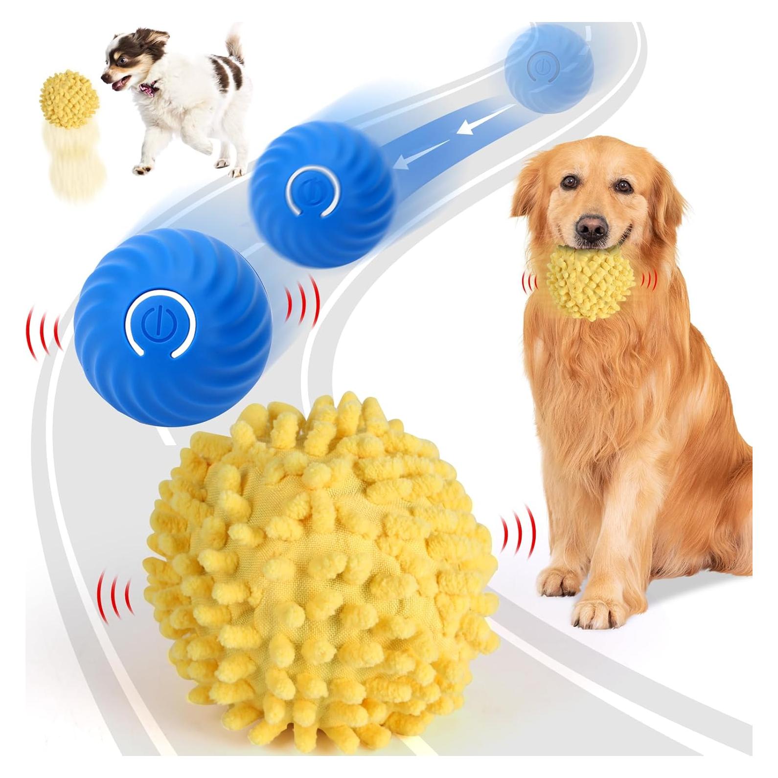 Bola Interactiva para Perros Wortade - Juguete Eléctrico Azul