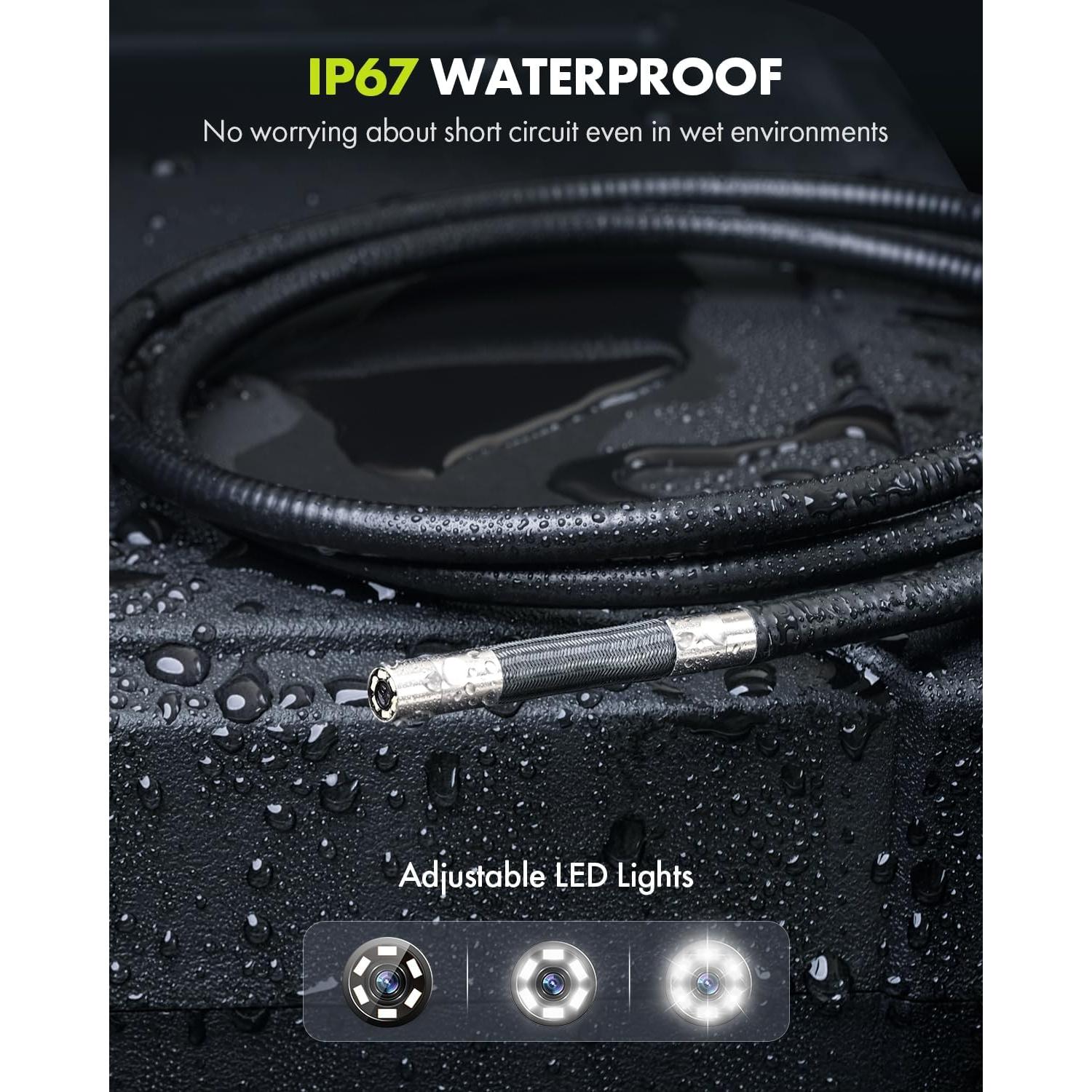 Endoscopio Articulado Anykit AN150 1.01m 6 LED IP67