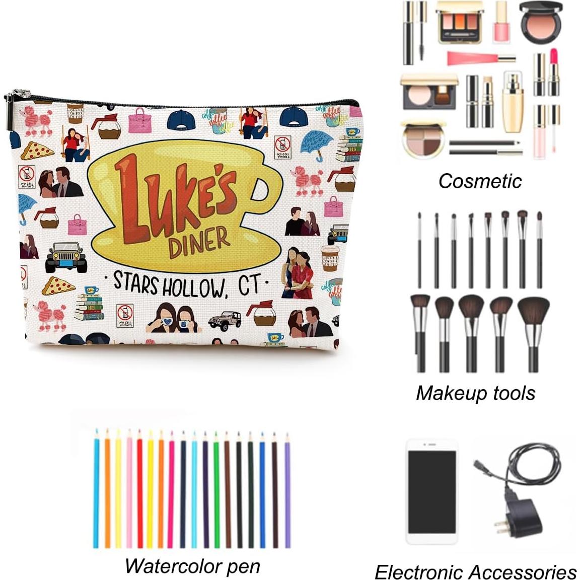 Bolsa de Maquillaje LONGXIN Impermeable 22.86x17.78 cm