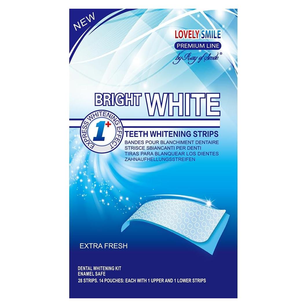 Tiras Blanqueadoras de Dientes Ray of Smile - 28 Tiras Menta