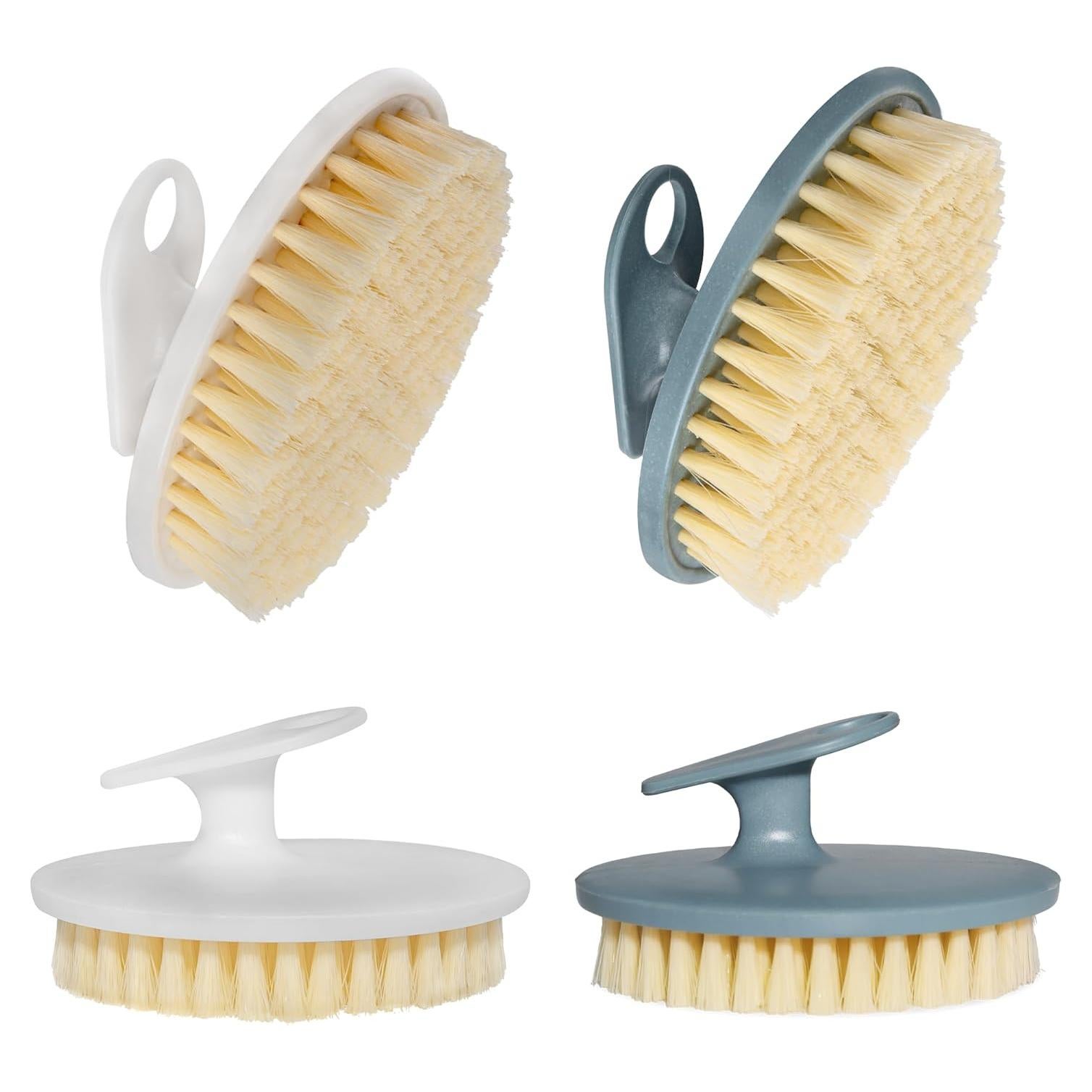 Cepillo de Ducha INNERNEED Exfoliante Corporal 4 Piezas