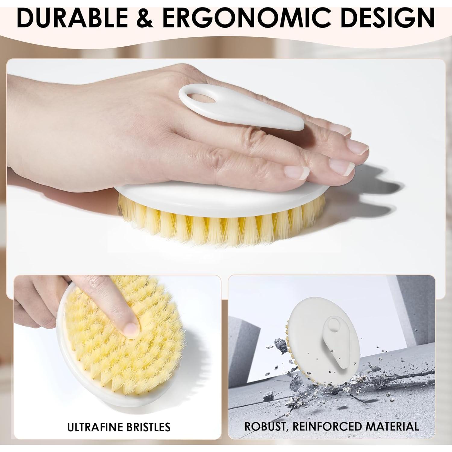 Cepillo de Ducha INNERNEED Exfoliante Corporal 4 Piezas