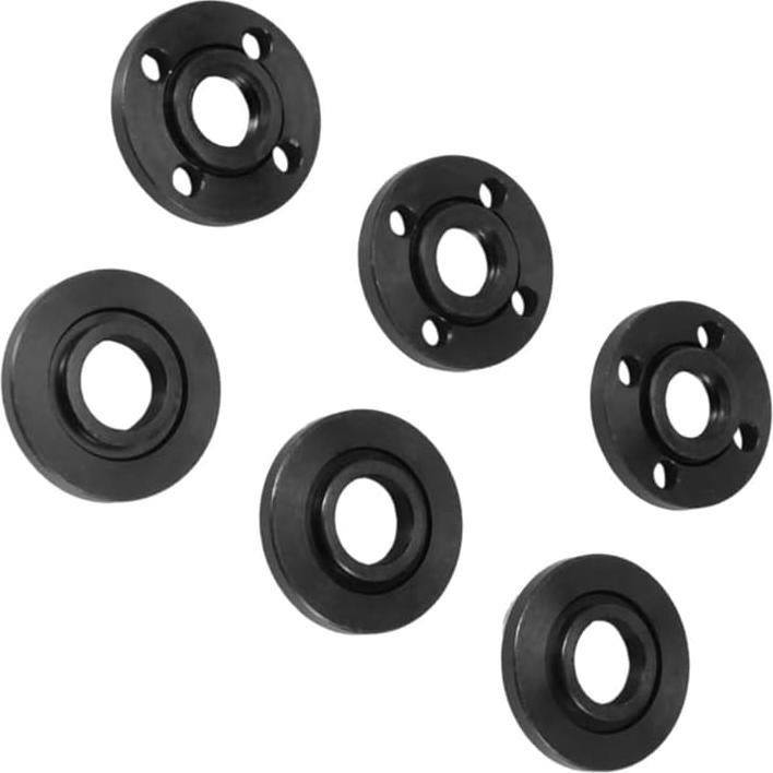 Grinder Angle Spanner Wrench Flange Nut, 4.5 Inch 5 Inch 5/8-11, 1PC Angle Grinder Flange Wrench and 6PCS Flange Nuts