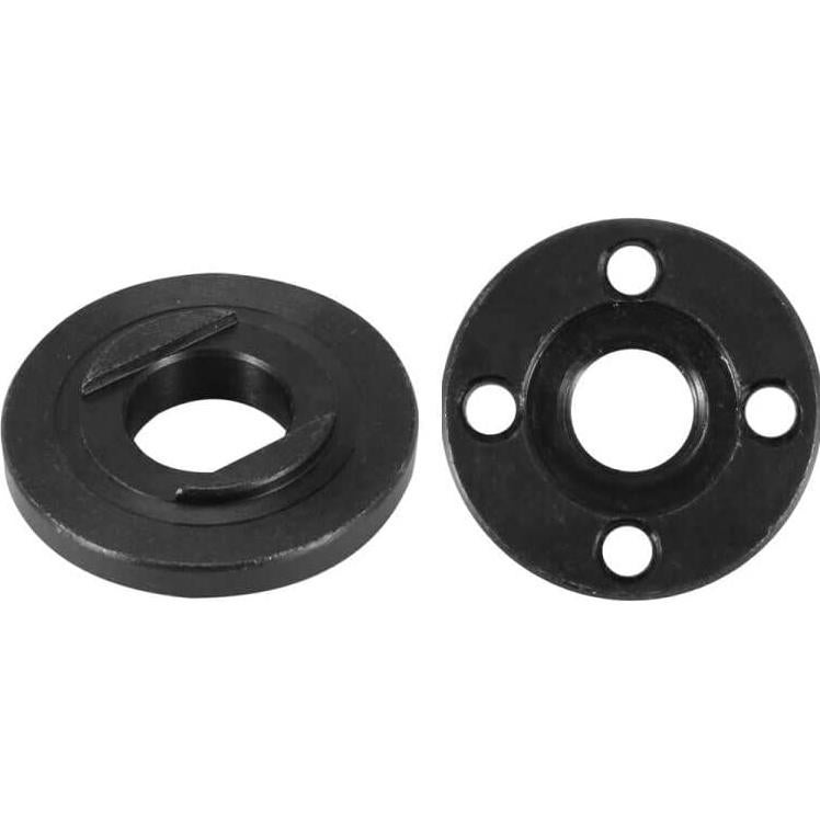 Grinder Angle Spanner Wrench Flange Nut, 4.5 Inch 5 Inch 5/8-11, 1PC Angle Grinder Flange Wrench and 6PCS Flange Nuts