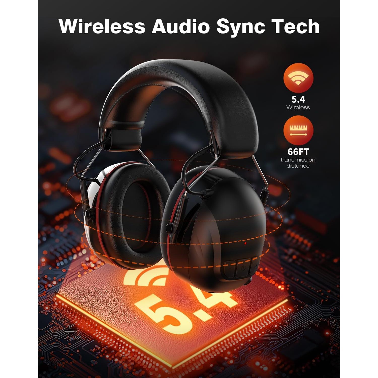 Auriculares Bluetooth 5.4 AC136 con 120H de Batería y 30dB SNR