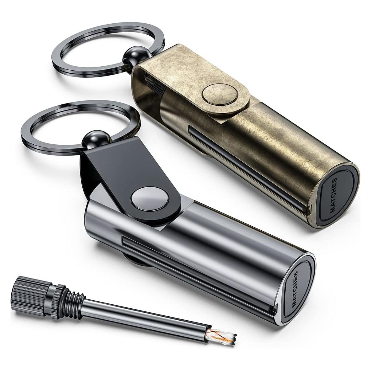 Encendedor Permanente VVAY Bronce a Prueba de Agua 10cm