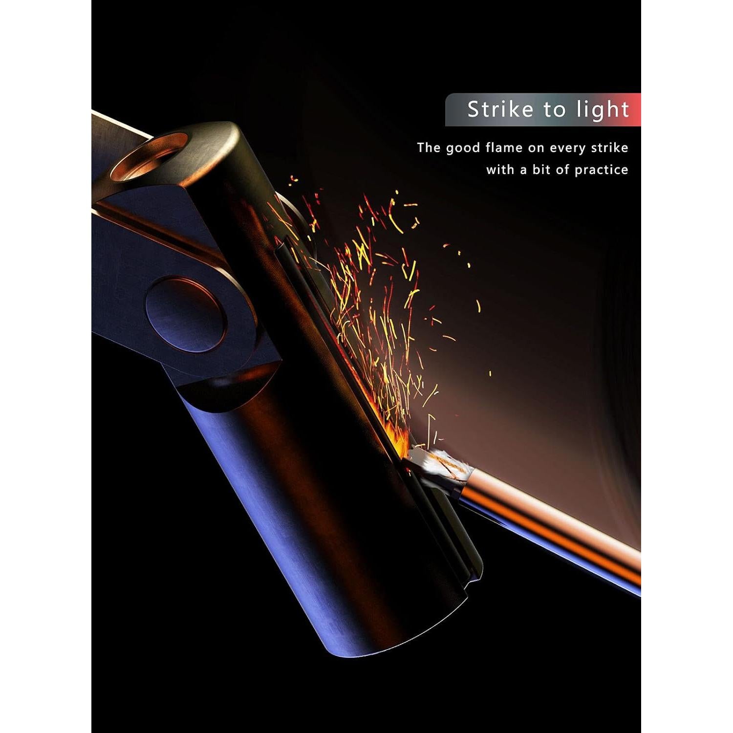 Encendedor Permanente VVAY Bronce a Prueba de Agua 10cm