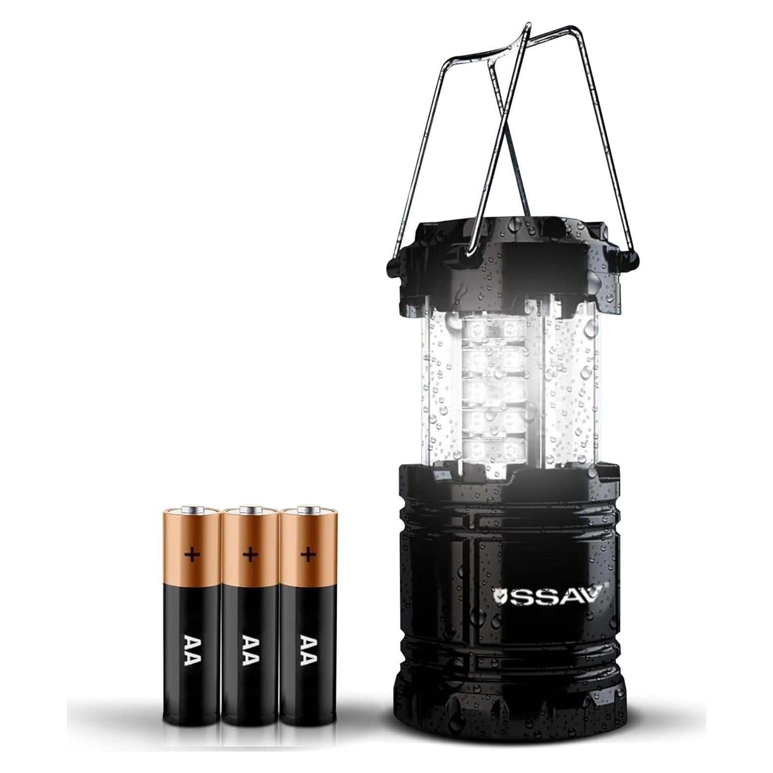 Linterna LED Plegable SSAV para Camping 30 LEDs 360°