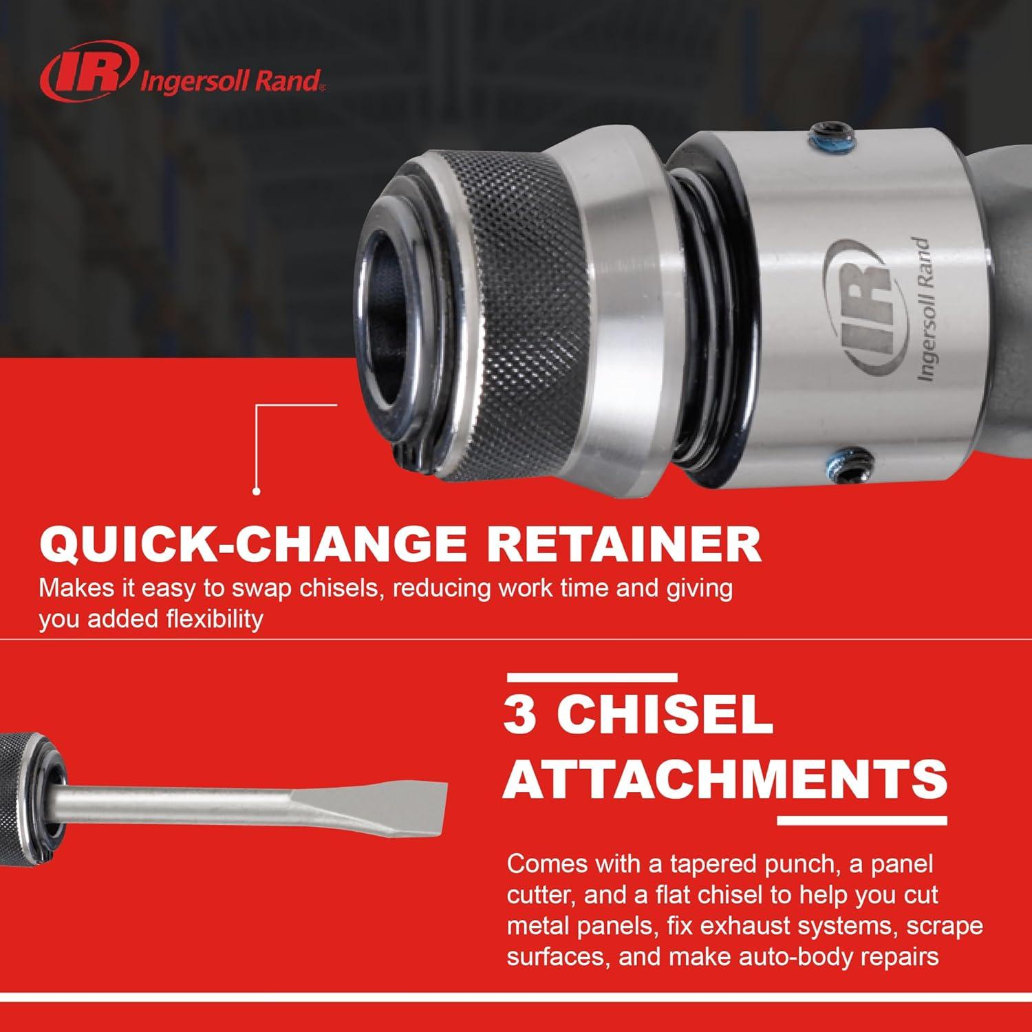 Martillo de Aire Ingersoll Rand 114GQC con Juego de 3 Cinceles