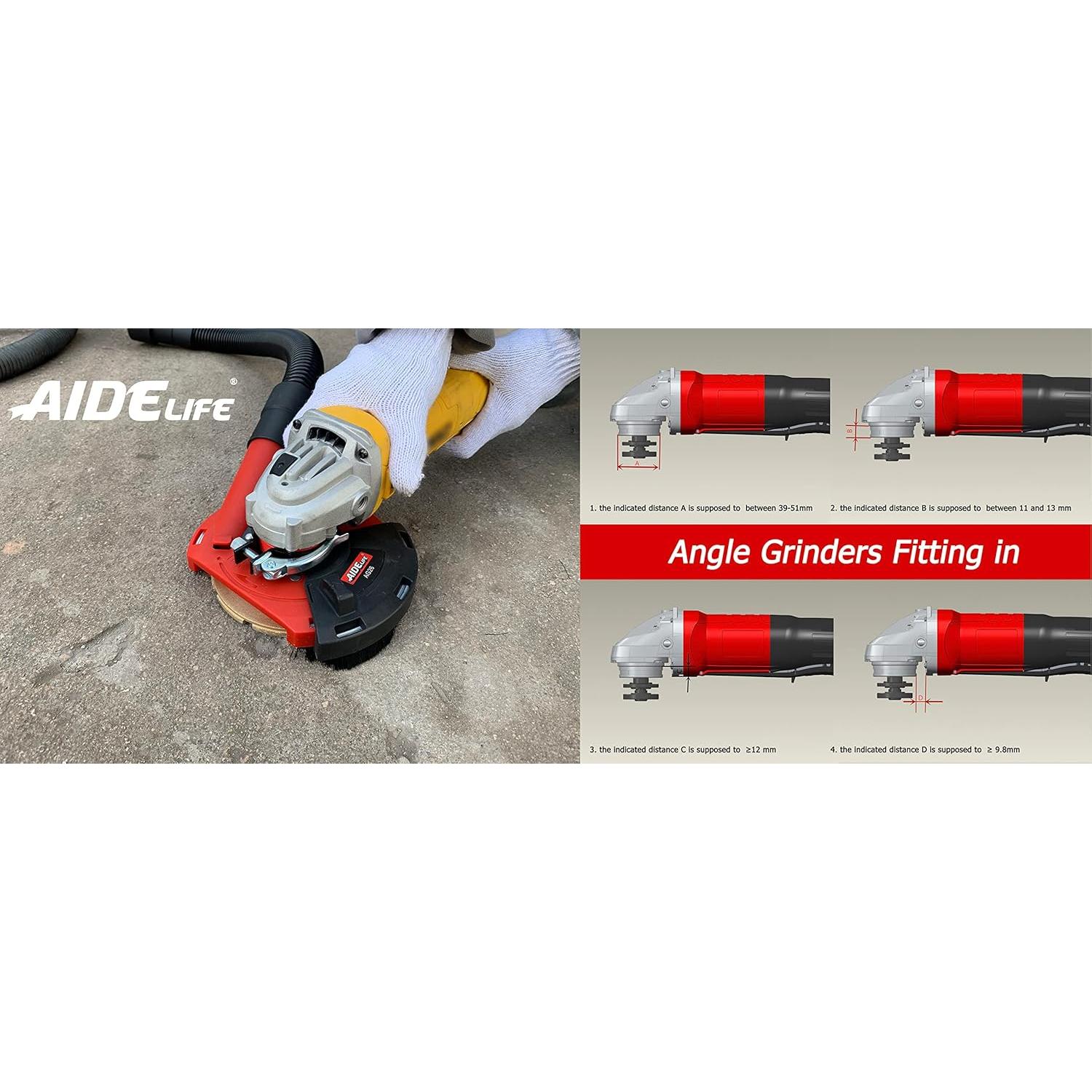 Cubierta de Polvo Aidelife para Amoladoras 115mm/125mm