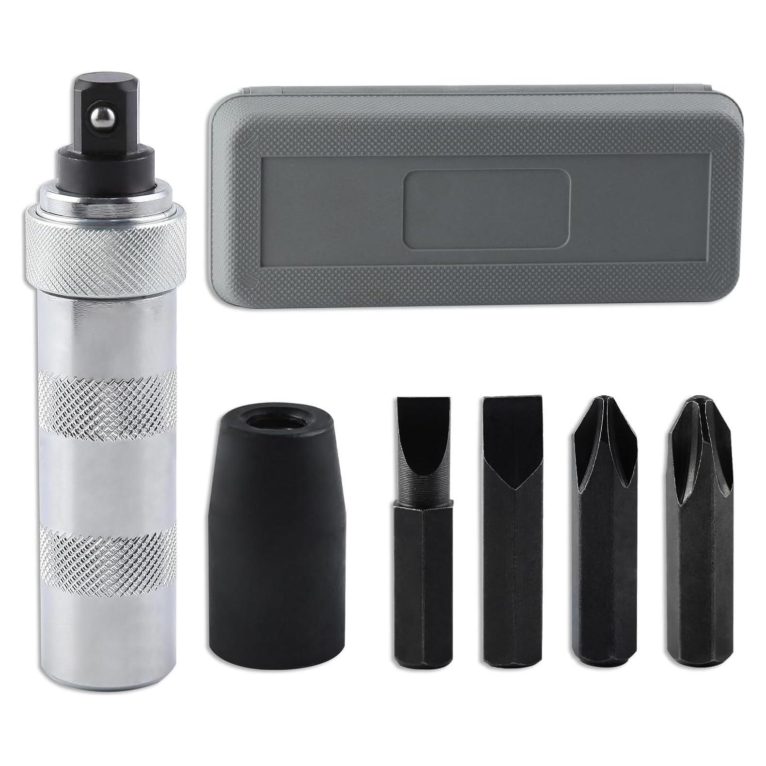 Juego de Destornillador de Impacto Manual LEONTOOL 5 Pcs