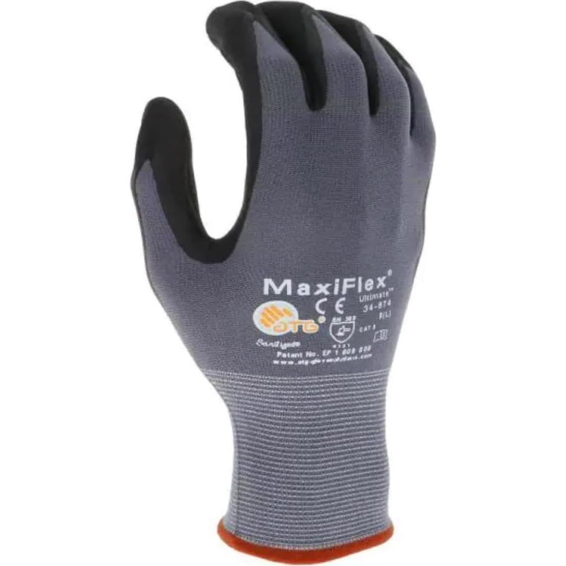 Guantes de Trabajo MaxiFlex 34-874 Nitrilo Mediano 12 Pares