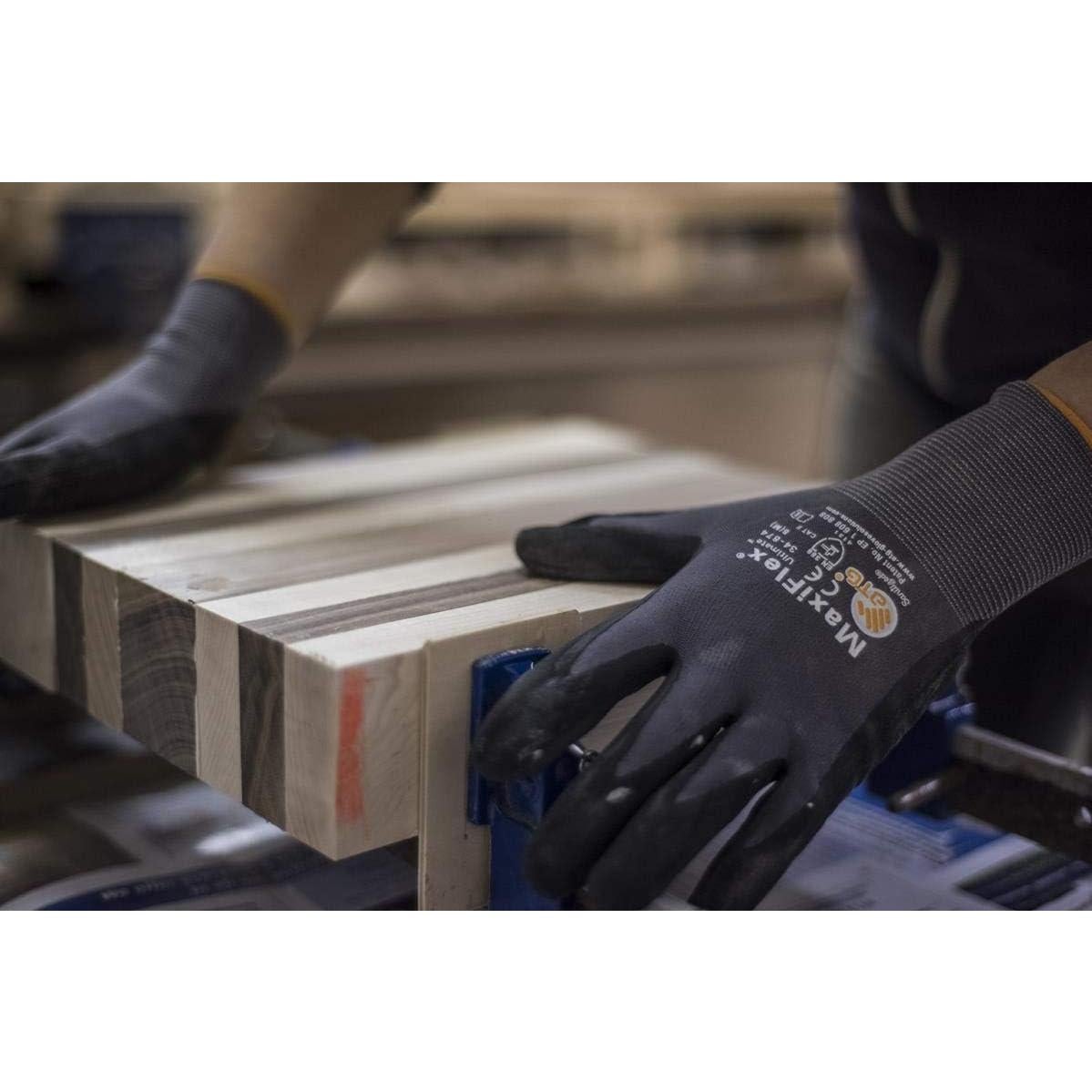 Guantes de Trabajo MaxiFlex 34-874 Nitrilo Mediano 12 Pares