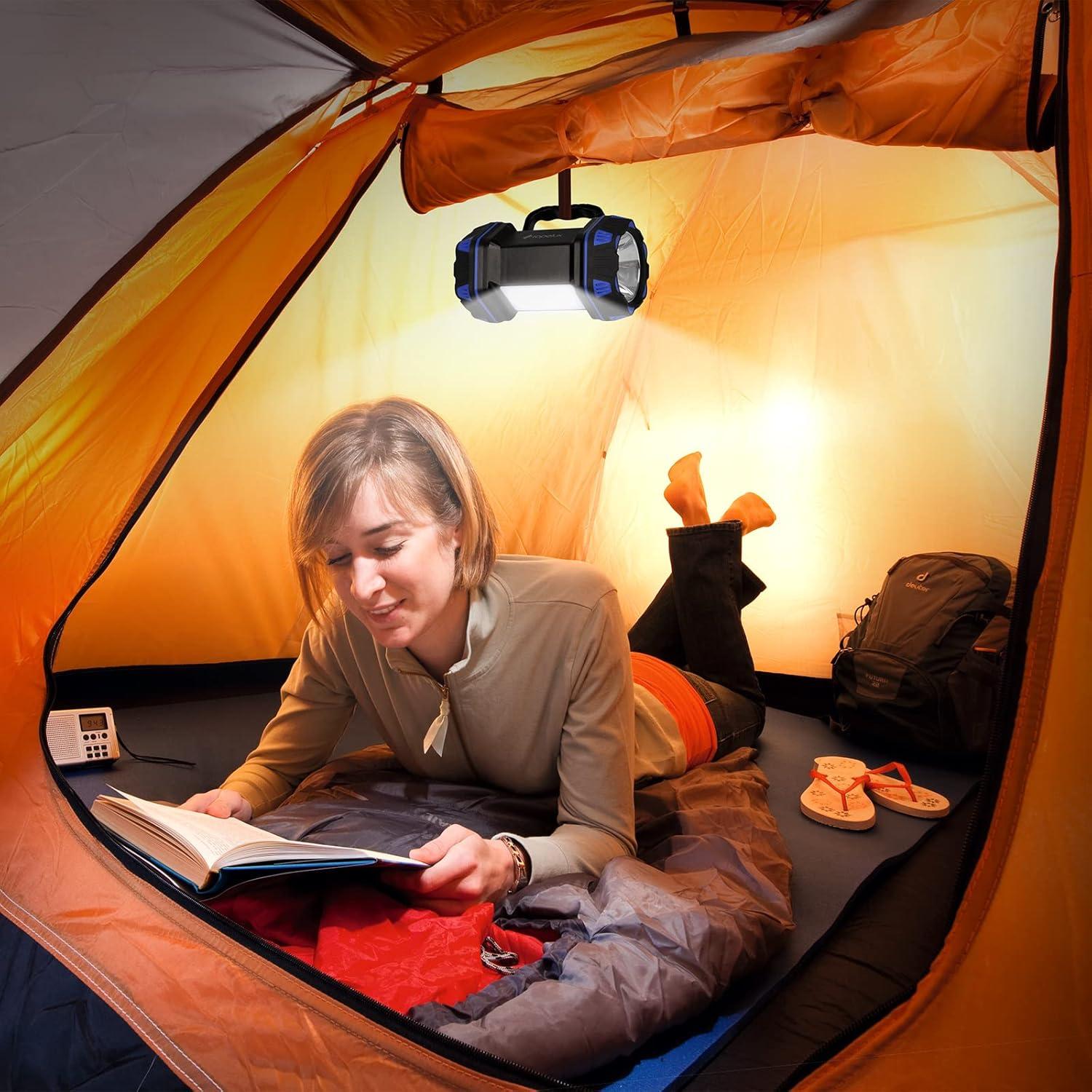 Linterna de Camping Ropelux HC-262 1500LM Recargable Azul