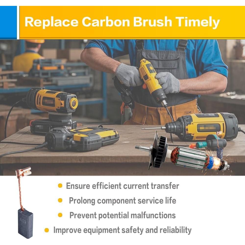 Escobillas de Carbono A69 OURUI 4Pcs para Bosch GBH