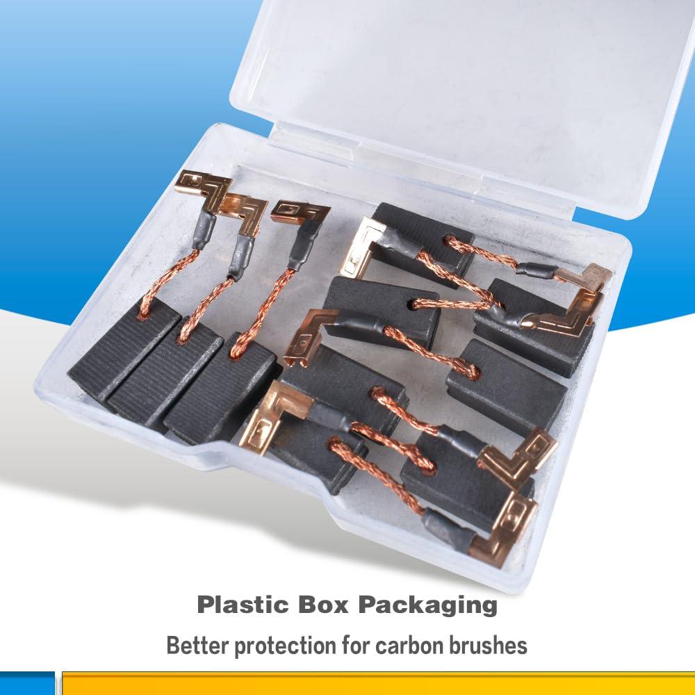 10 Pcs Cepillos de Carbono OURUI N097696 para DeWalt