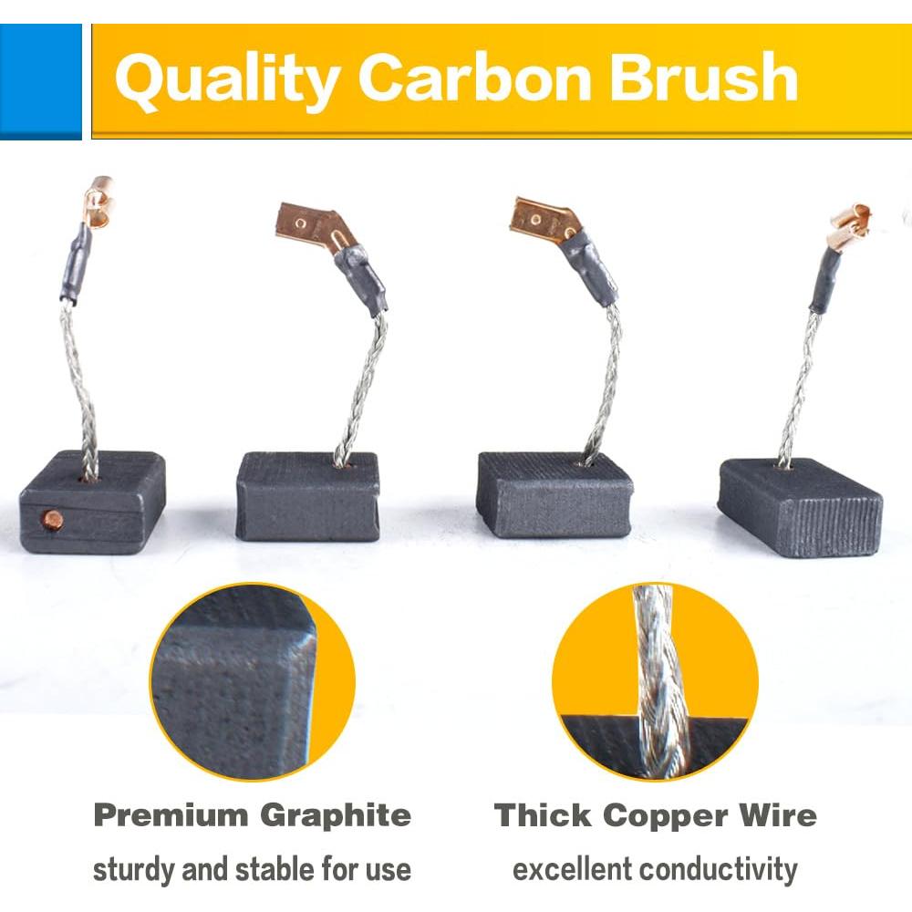 Cepillos de Carbón OURUI N257540 x10 para Amoladora DeWalt