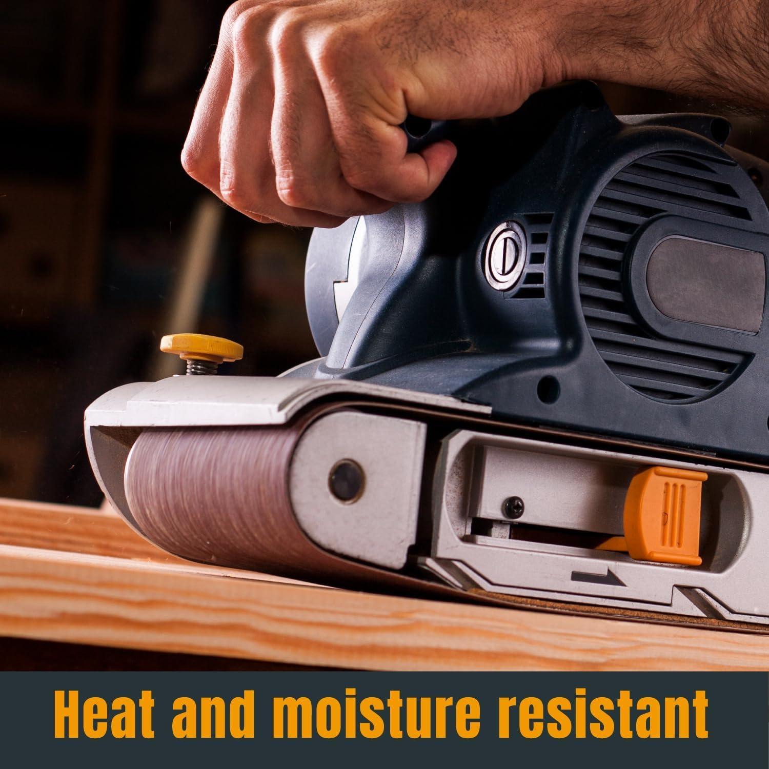 Cintas de Lijado POWERTEC 3x21" 30PK Granos 40/60/80