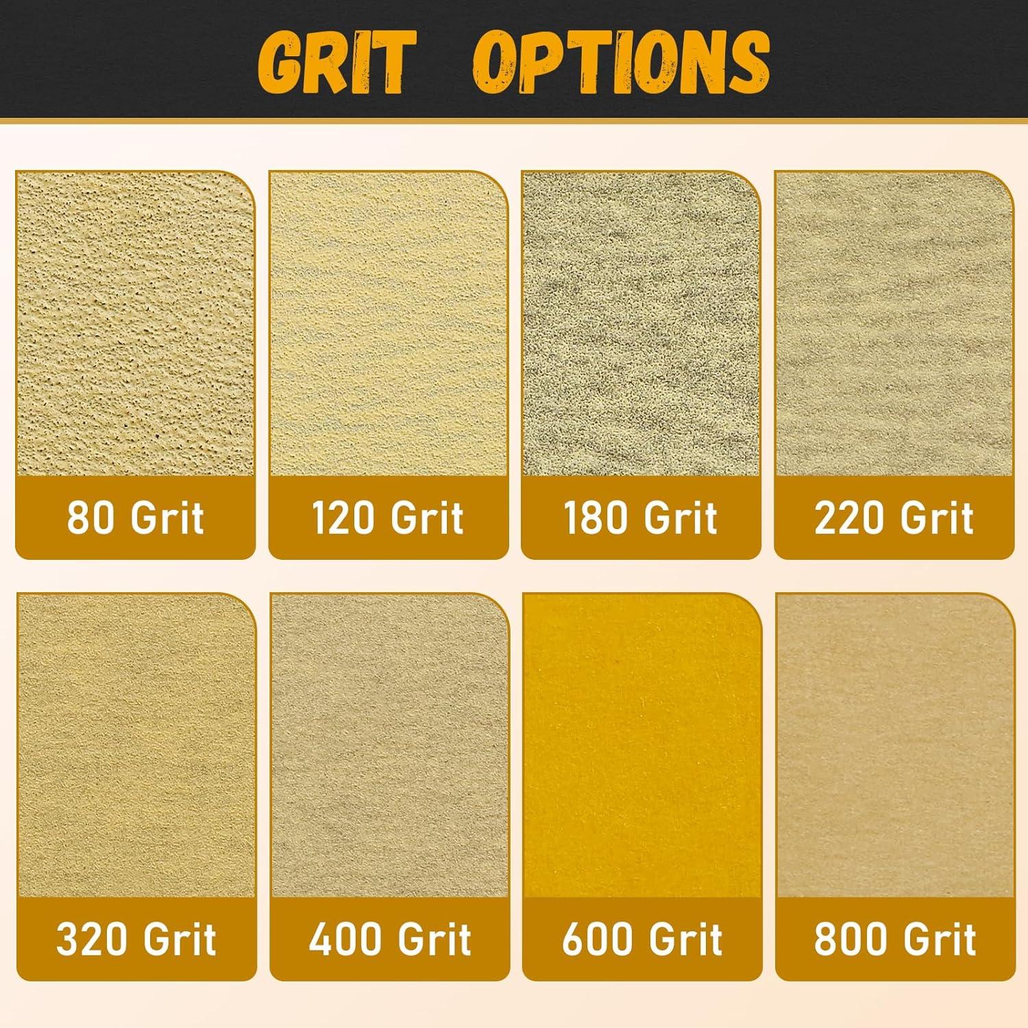 100 Discos de Lijado PSA 80 Grano 15.24 cm Glowentix