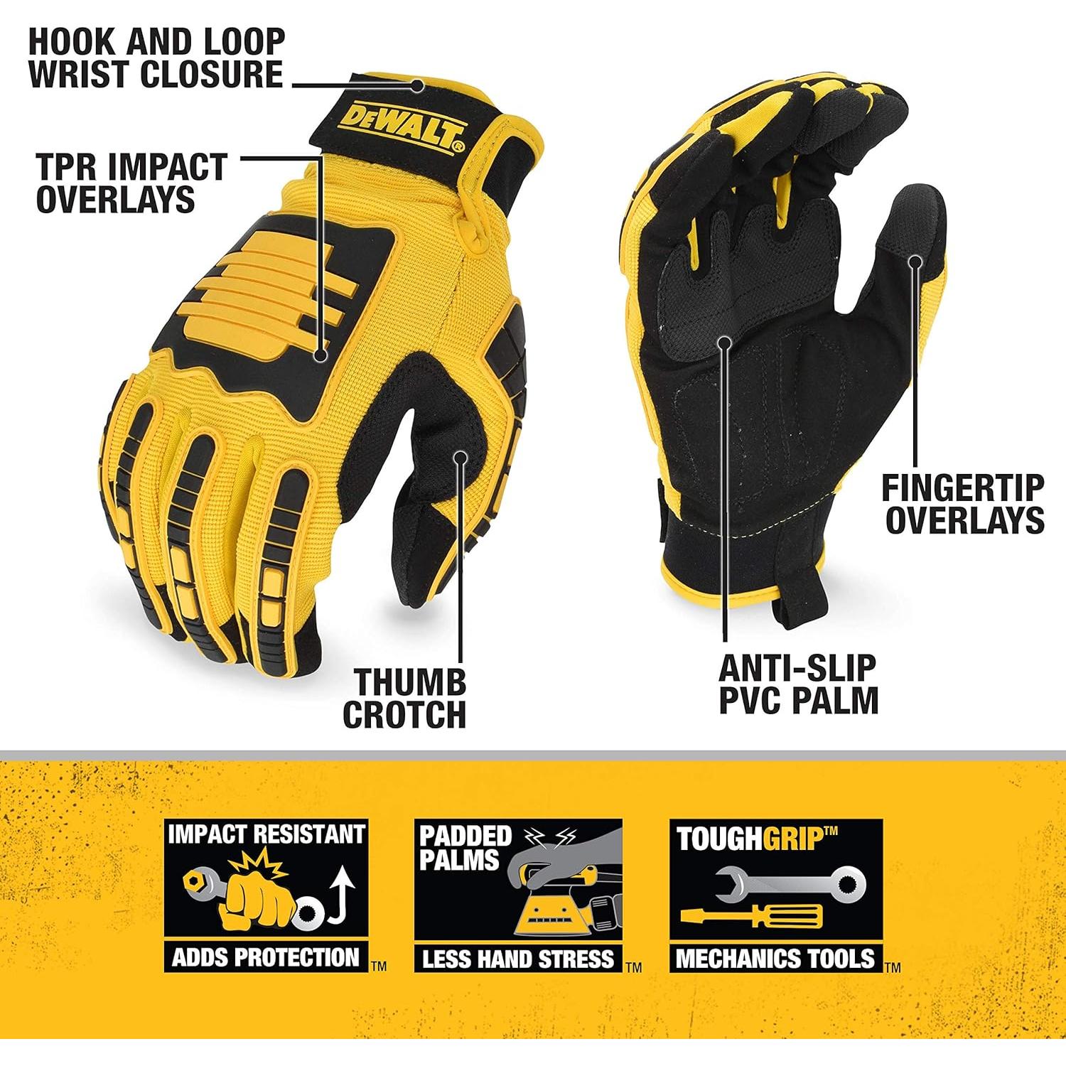 Guante DEWALT DPG781 - Mecánico con protección TPR