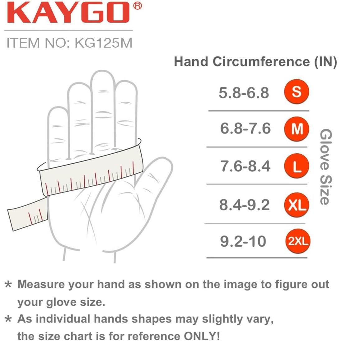 Guantes de Trabajo KAYGO KG125M Táctiles y Resistentes