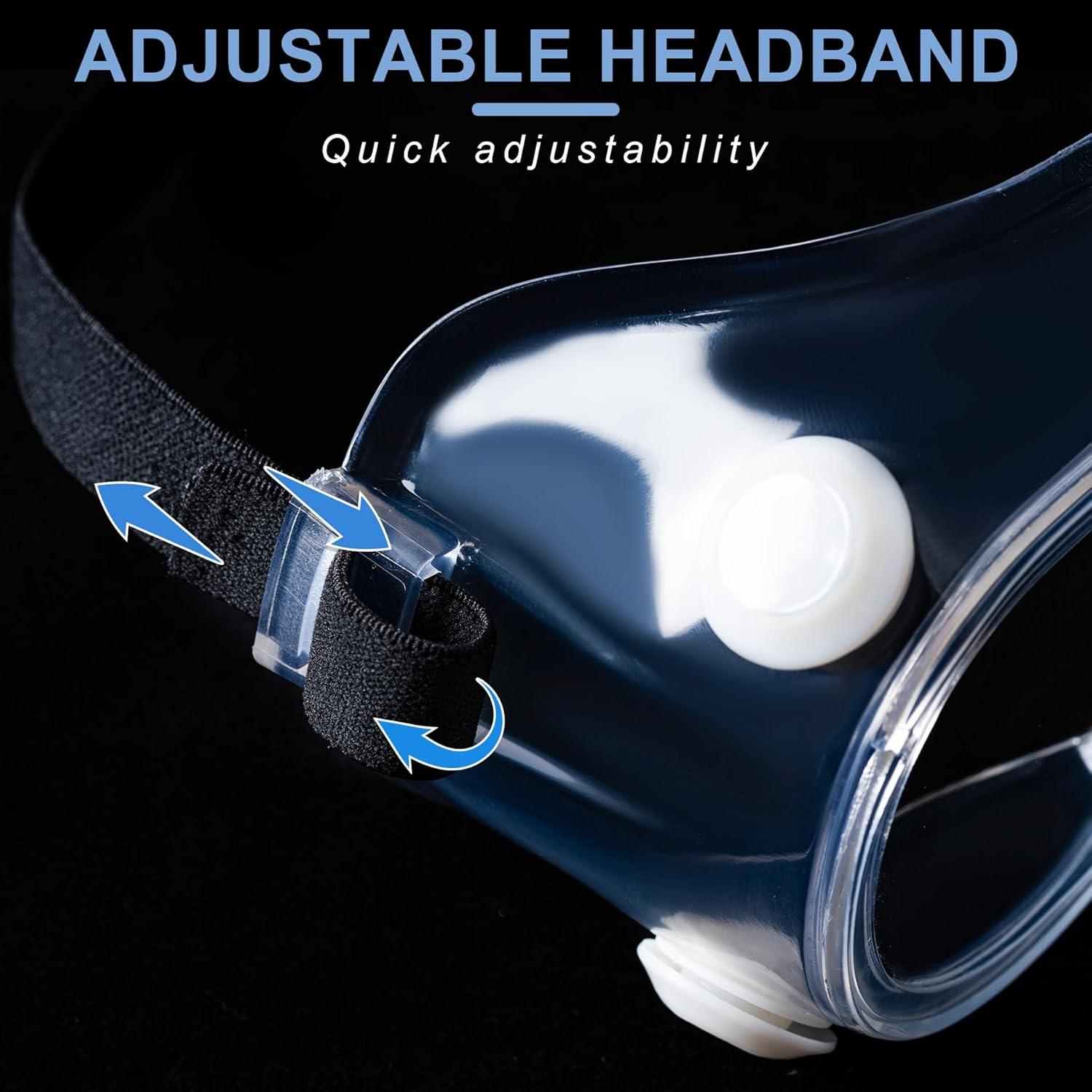 Gafas de Seguridad Honmein R-001 Anti-Vaho y Ajustables