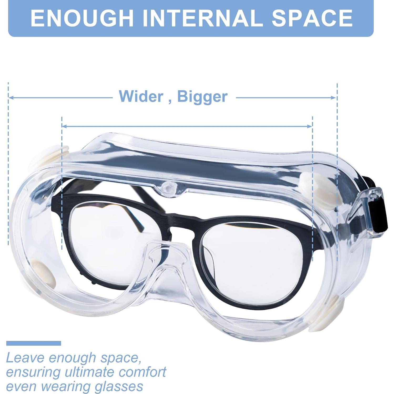 Gafas de Seguridad Honmein R-001 Anti-Vaho y Ajustables