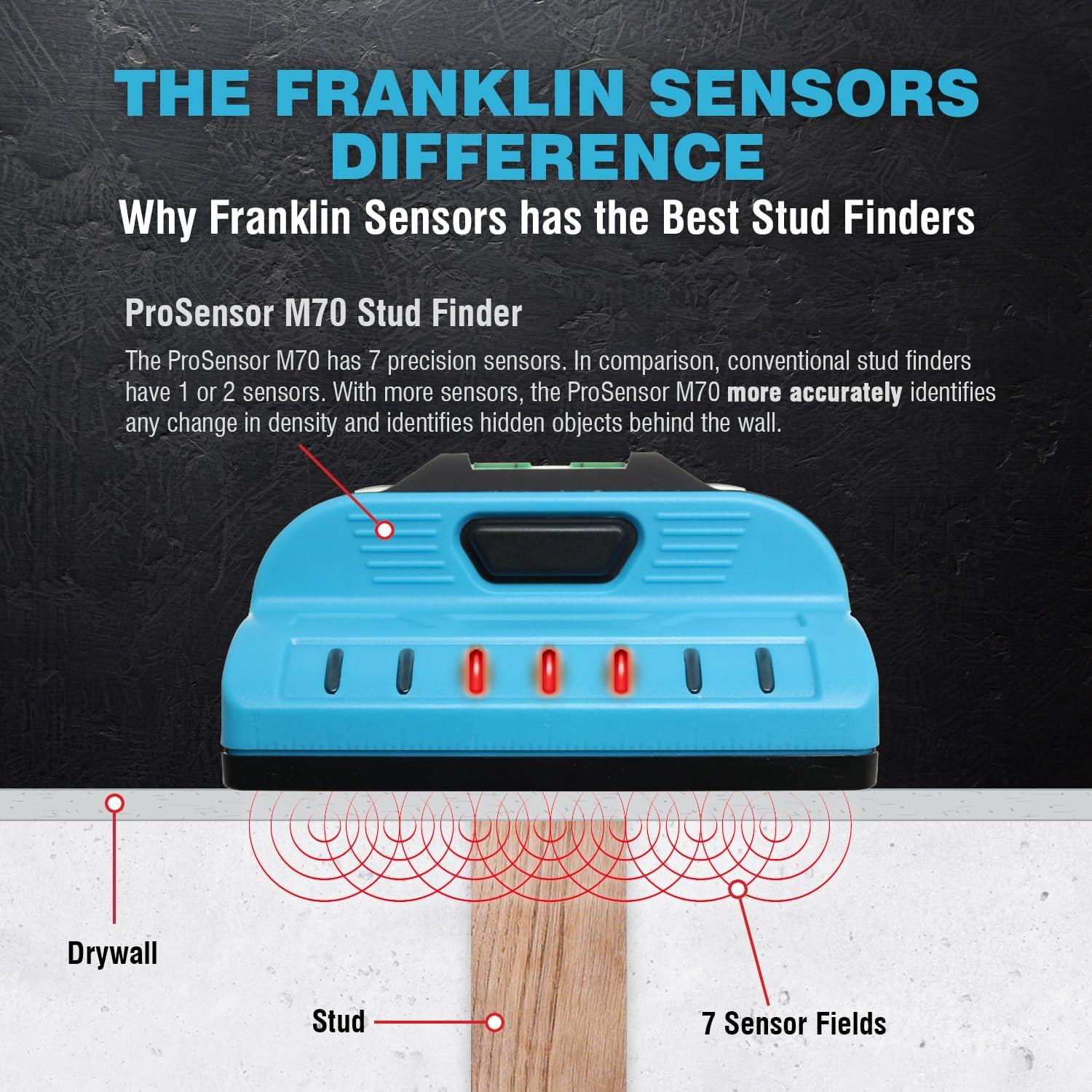 Detector de Estudio Franklin Sensors ProSensor M70 7 Sensores LED