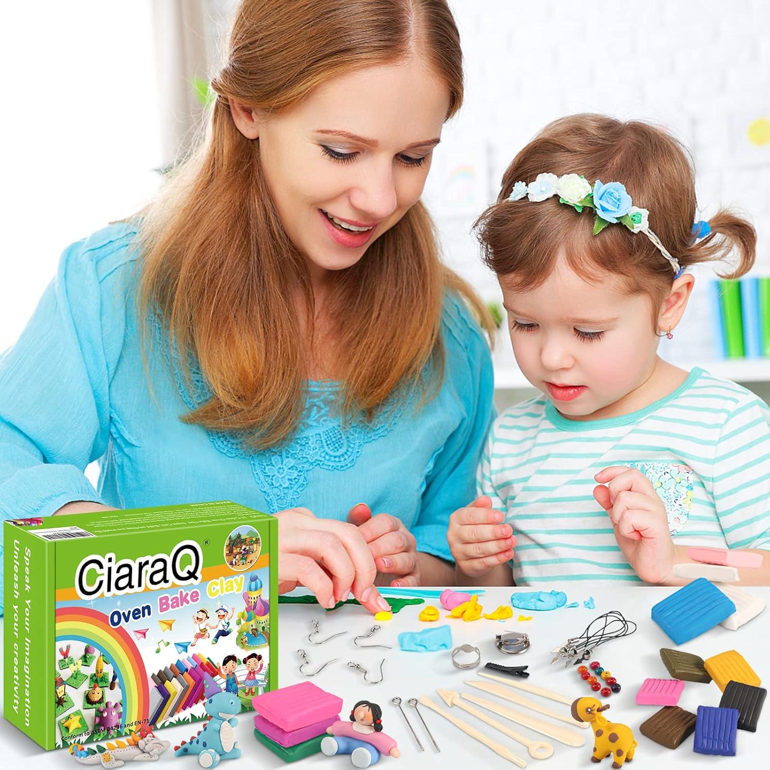 Kit de Arcilla Polimérica CiaraQ 24 Colores 0.54 kg