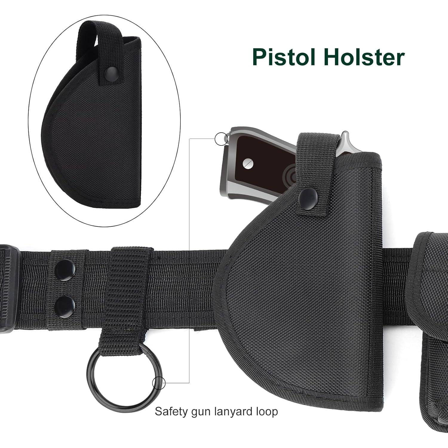 Cinturón Táctico Modular abcGoodefg con 6 Bolsillos