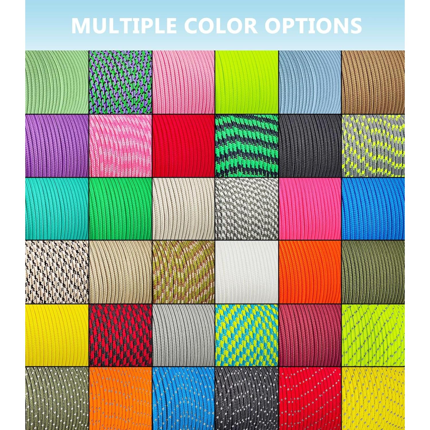 Cuerda Paracord 240lb 30.48m Verde Militar Nylon 2mm