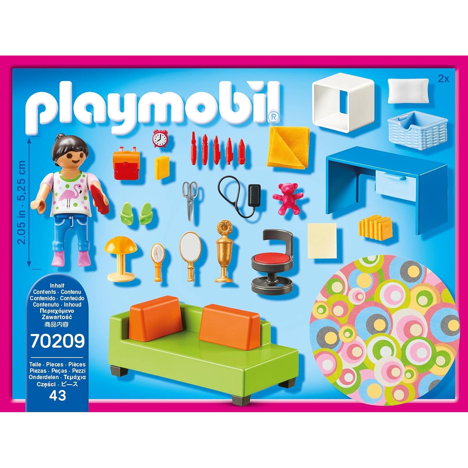 Set de Muebles Habitacion Adolescentes PLAYMOBIL 70209