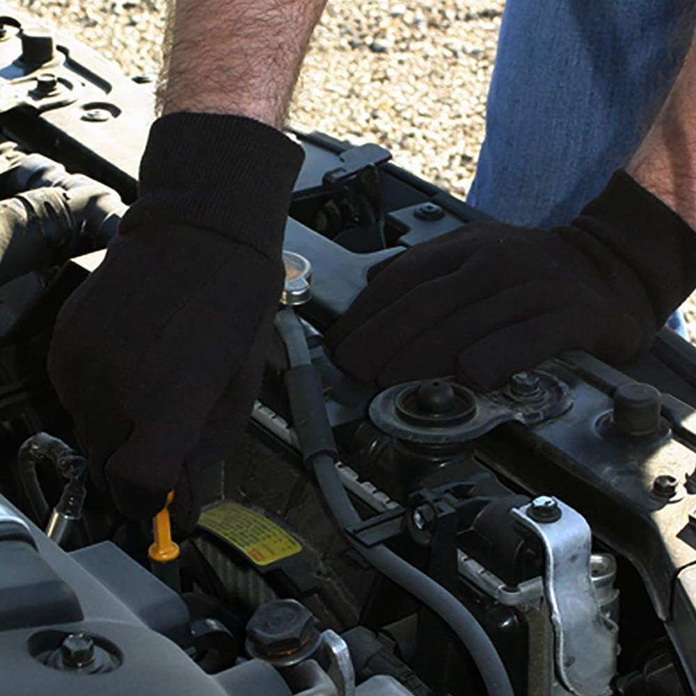 Guantes Jersey Marrón Midwest Gloves Grande Paquete 12