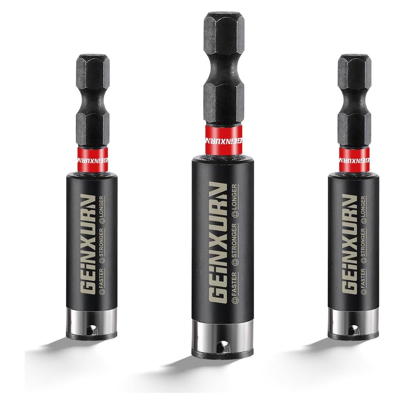 Soporte de Broca de Impacto GEINXURN 3PCS 2.5" (63.5mm) Acero