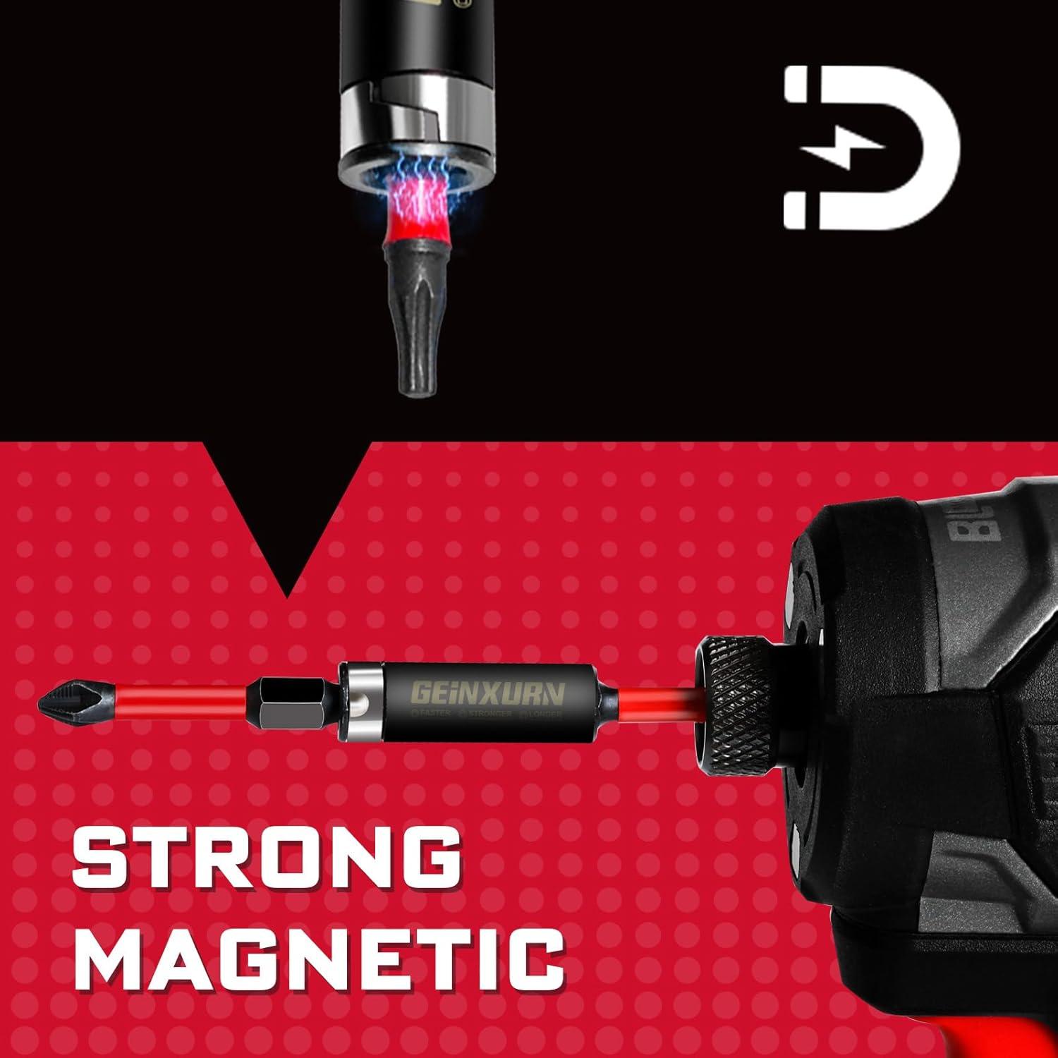Soporte de Broca de Impacto GEINXURN 3PCS 2.5" (63.5mm) Acero