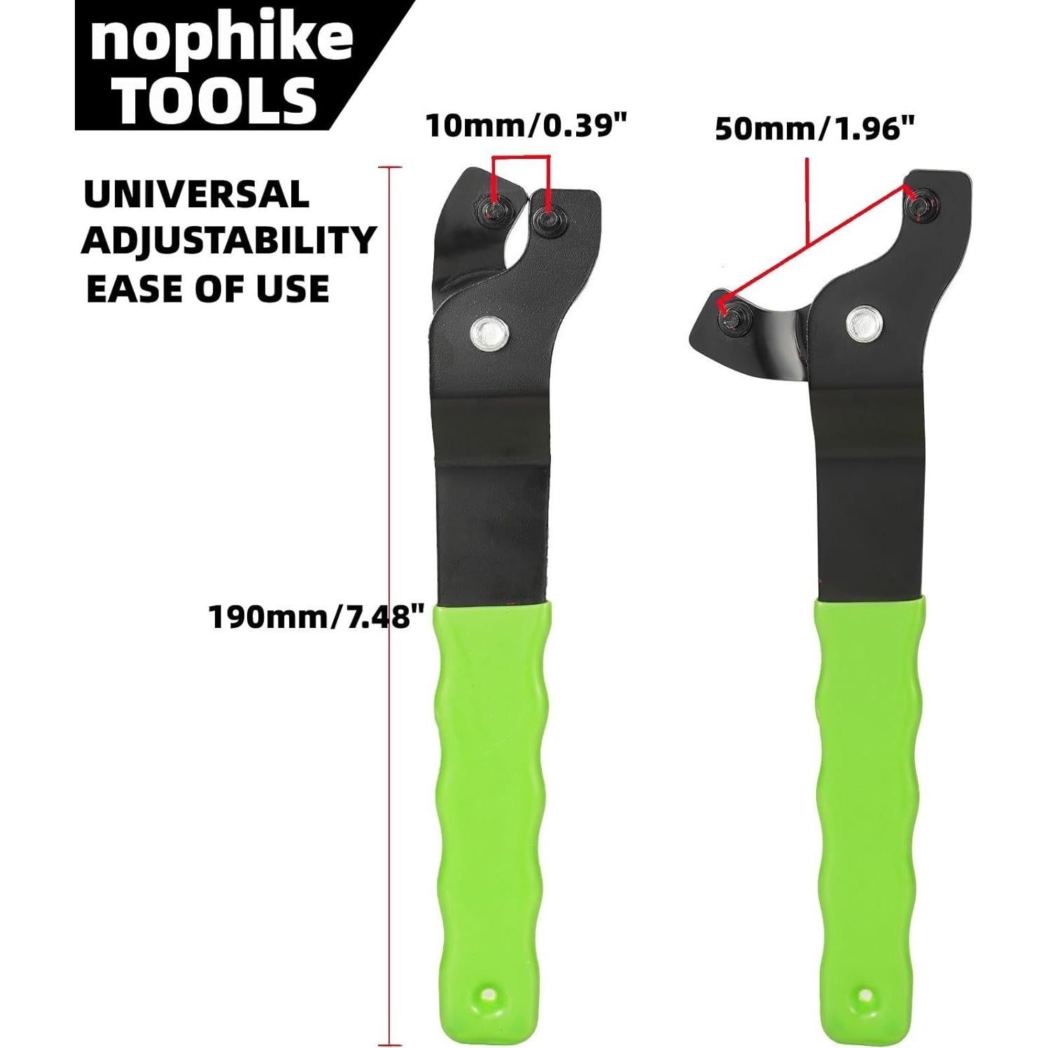 Llave Ajustable Universal Nophike para Amoladora 10-50mm