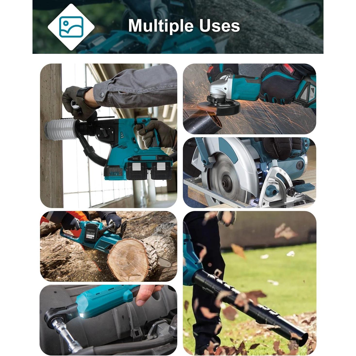 Batería Amityke 18V 6.0Ah para Makita - 4 Pack Reemplazo