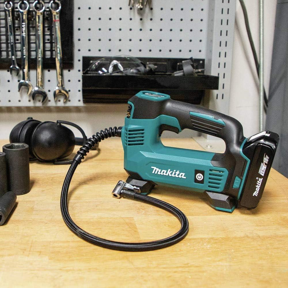 Inflador Inalámbrico Makita DMP180SYX 18V LXT 1.5Ah Verde