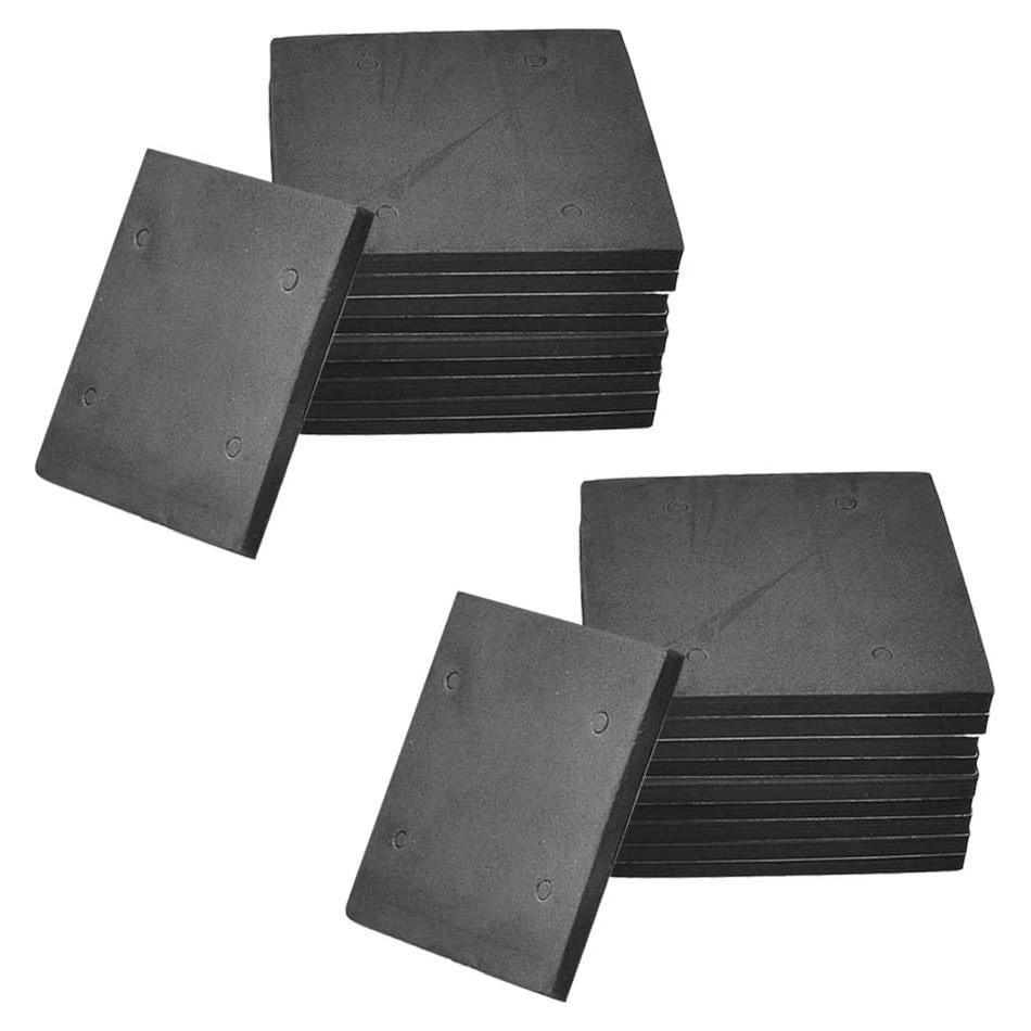 20 Almohadillas de Lijadora Adhesivas LDEXIN 11.4x10.9cm Negro