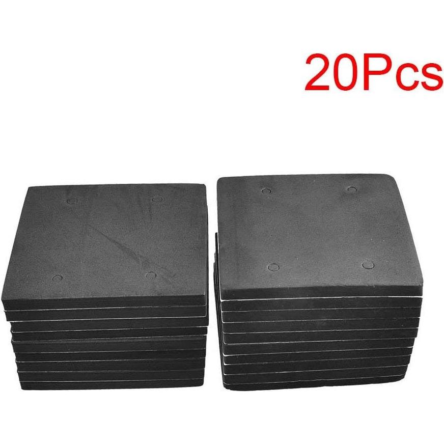20 Almohadillas de Lijadora Adhesivas LDEXIN 11.4x10.9cm Negro