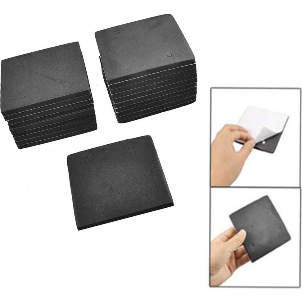 20 Almohadillas de Lijadora Adhesivas LDEXIN 11.4x10.9cm Negro