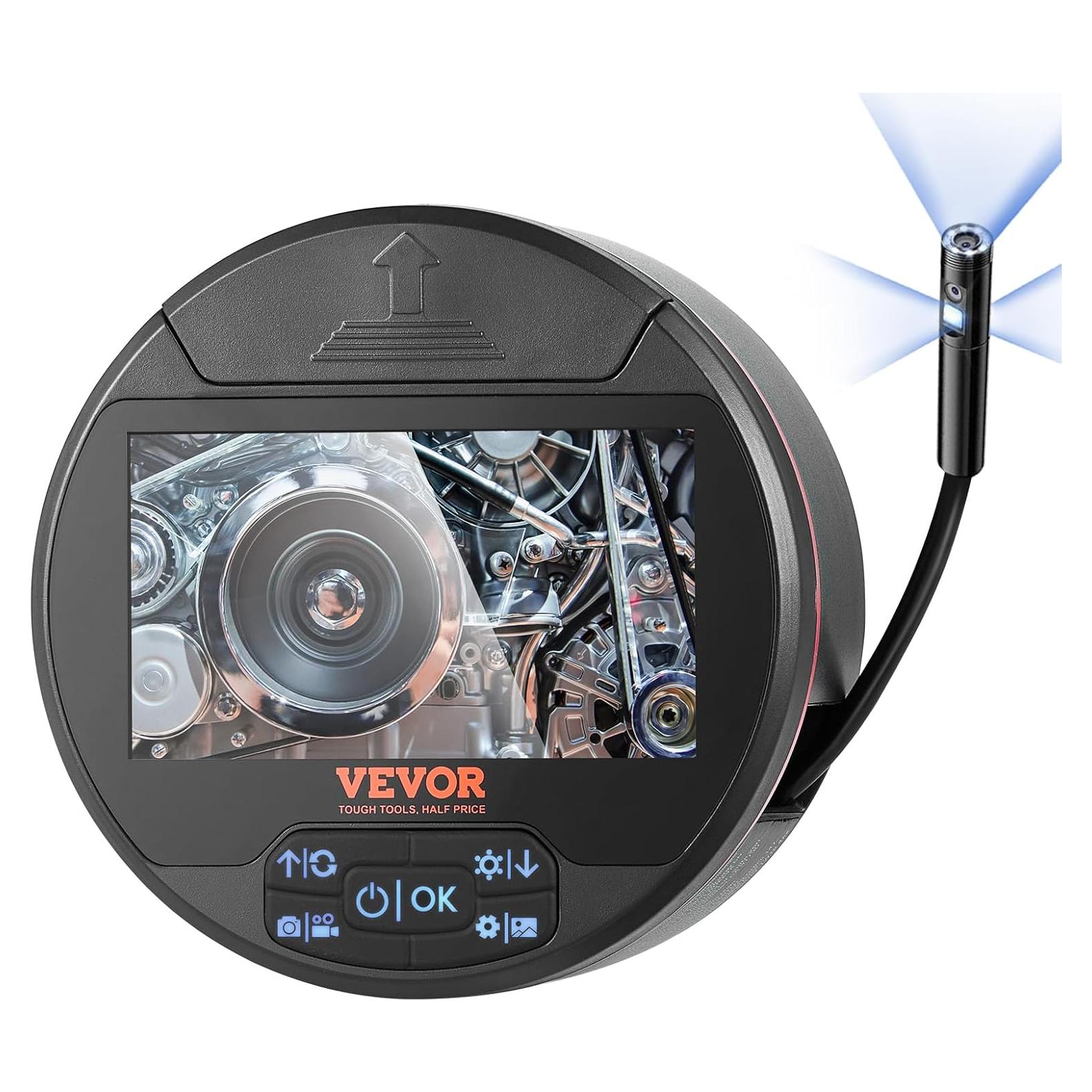 Cámara Endoscópica VEVOR Lente Triple 4.3" (10.9 cm) IP67