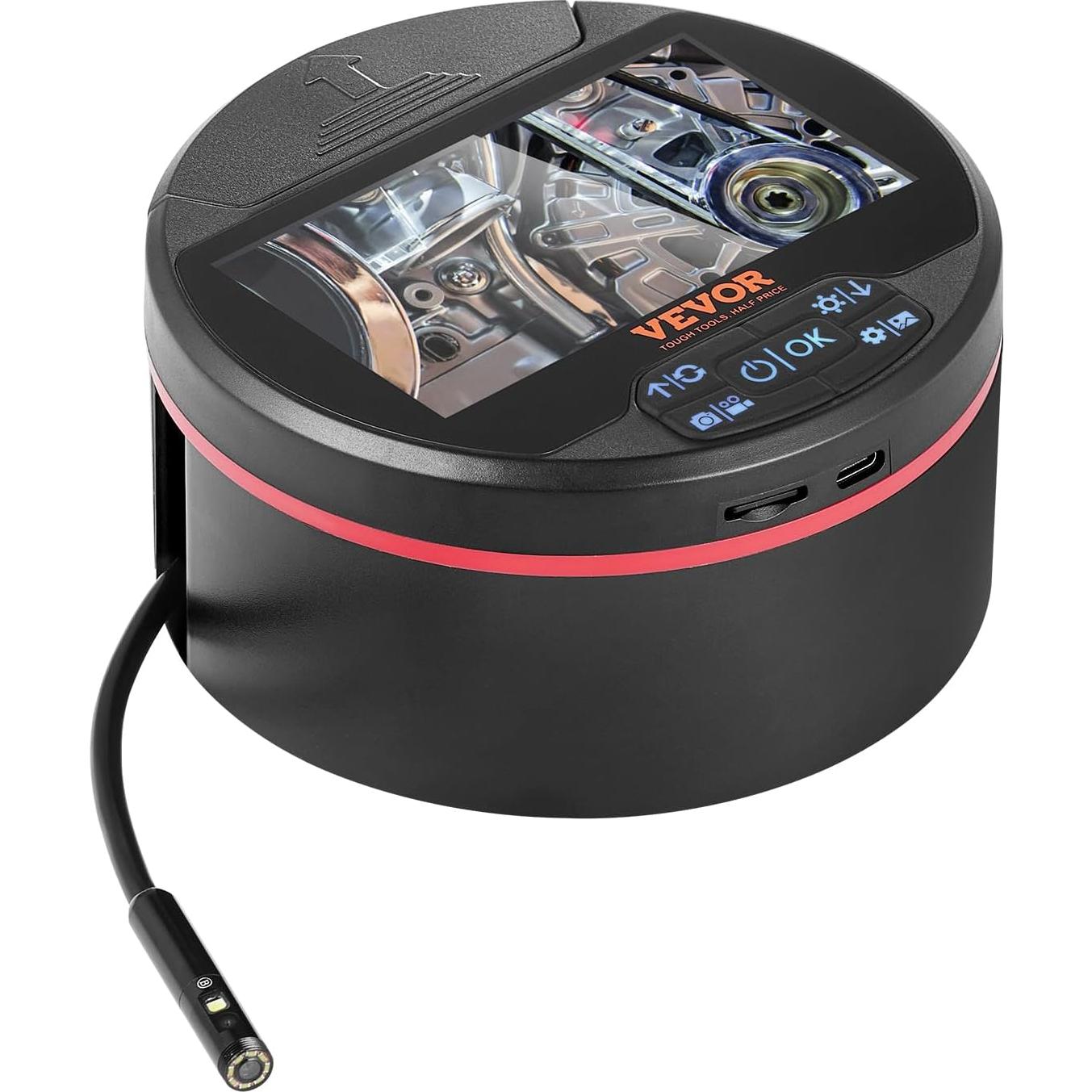 Cámara Endoscópica VEVOR Lente Triple 4.3" (10.9 cm) IP67