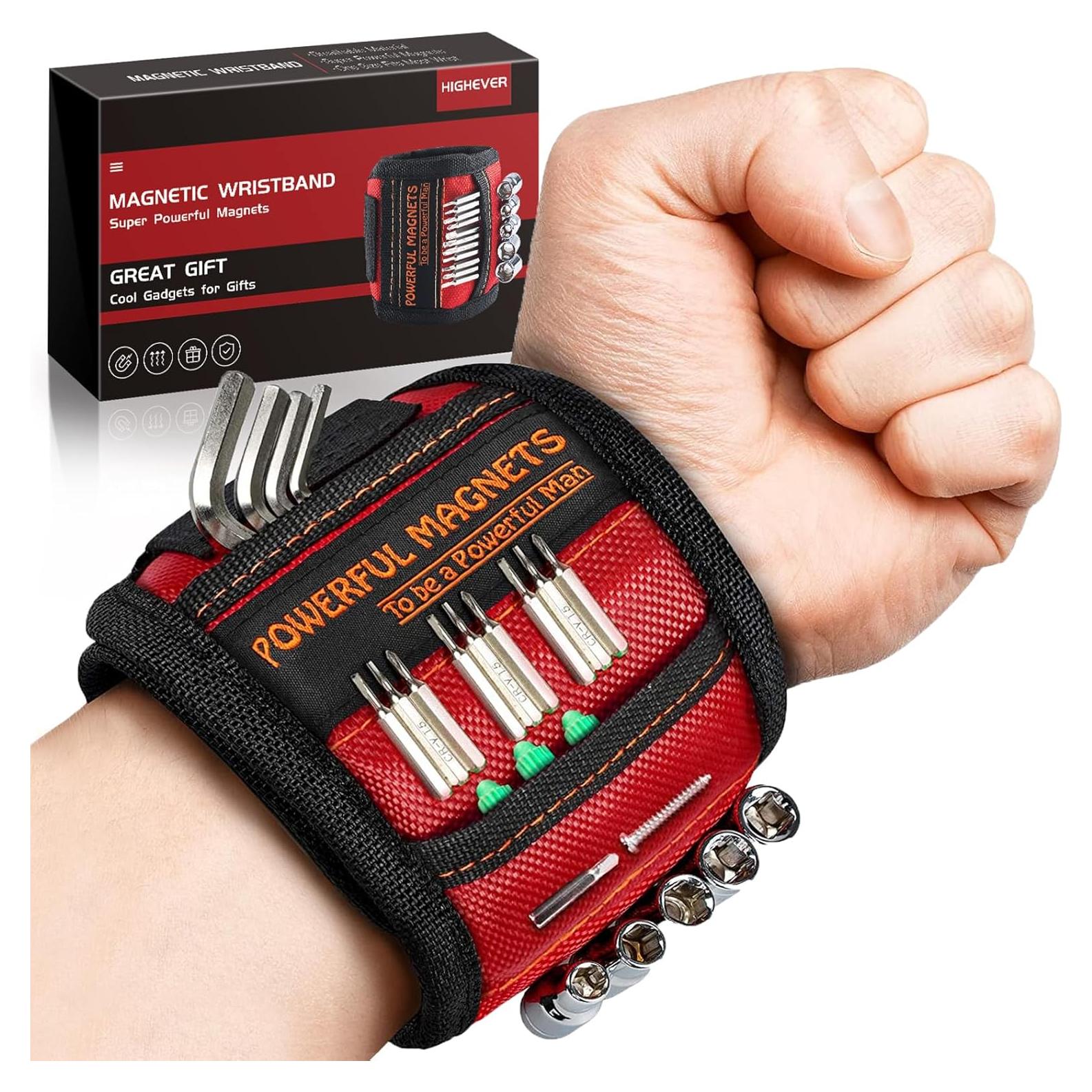 Banda Magnética para Muñeca HIGHEVER con 2 Bolsillos