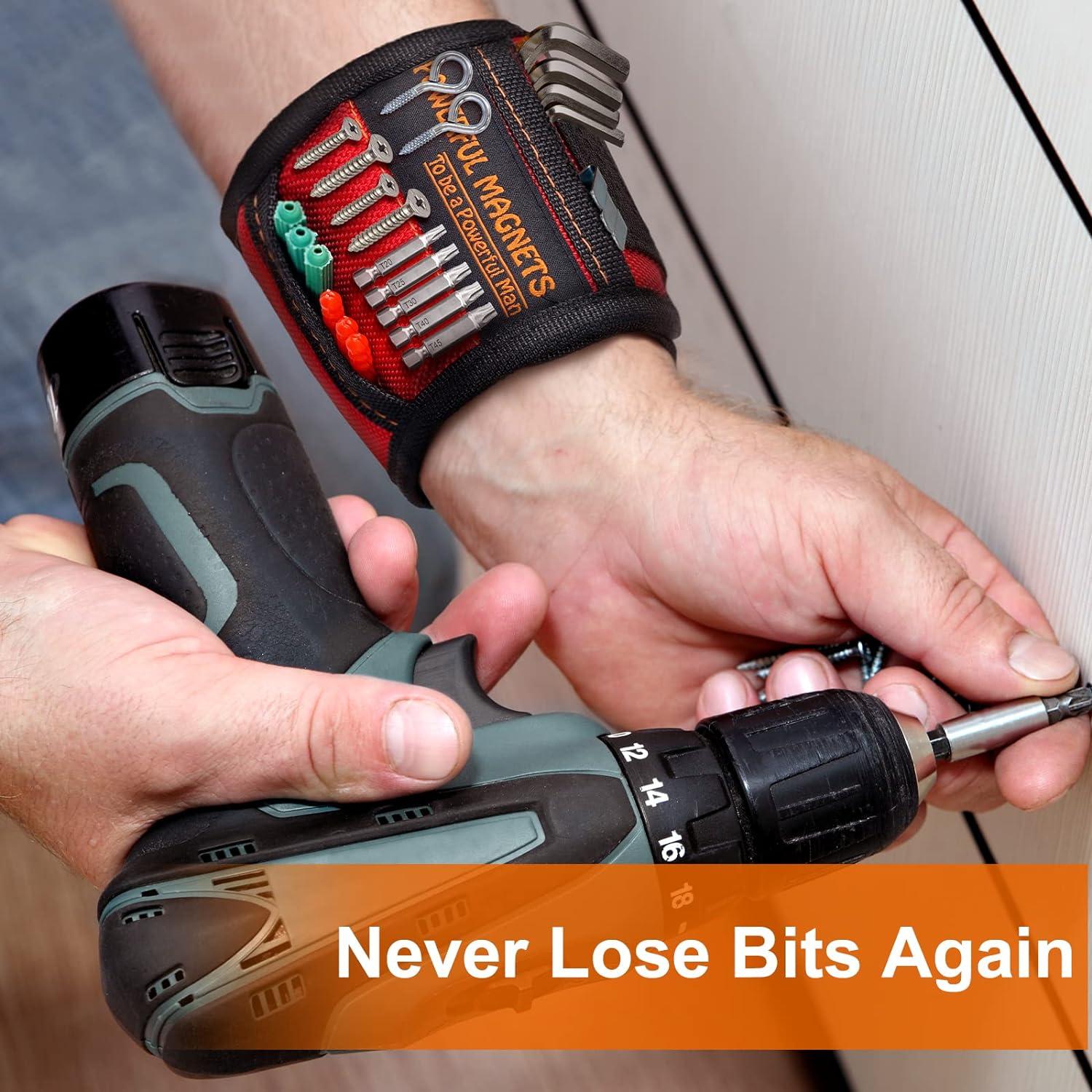 Banda Magnética para Muñeca HIGHEVER con 2 Bolsillos