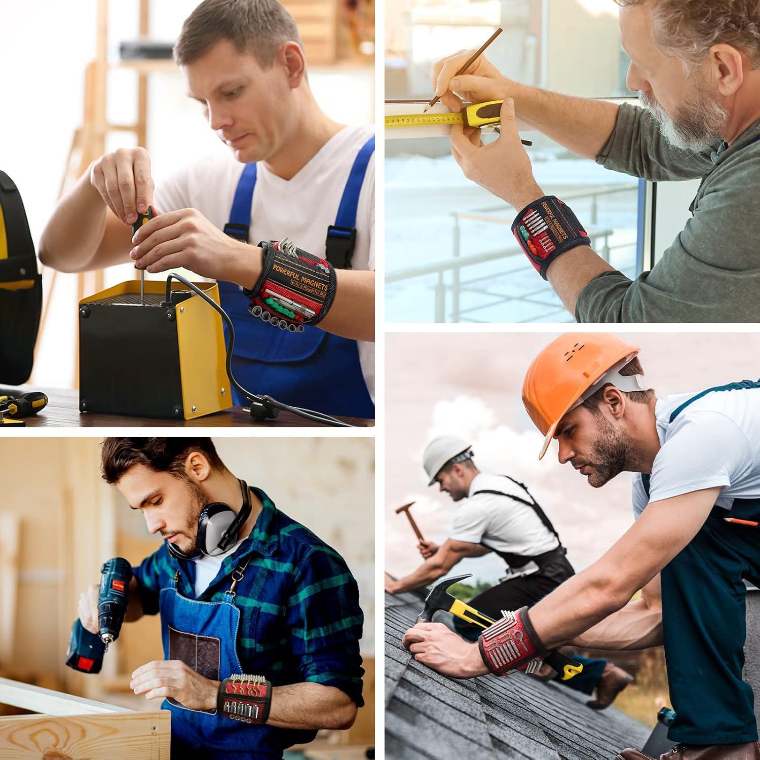 Banda Magnética para Muñeca HIGHEVER con 2 Bolsillos