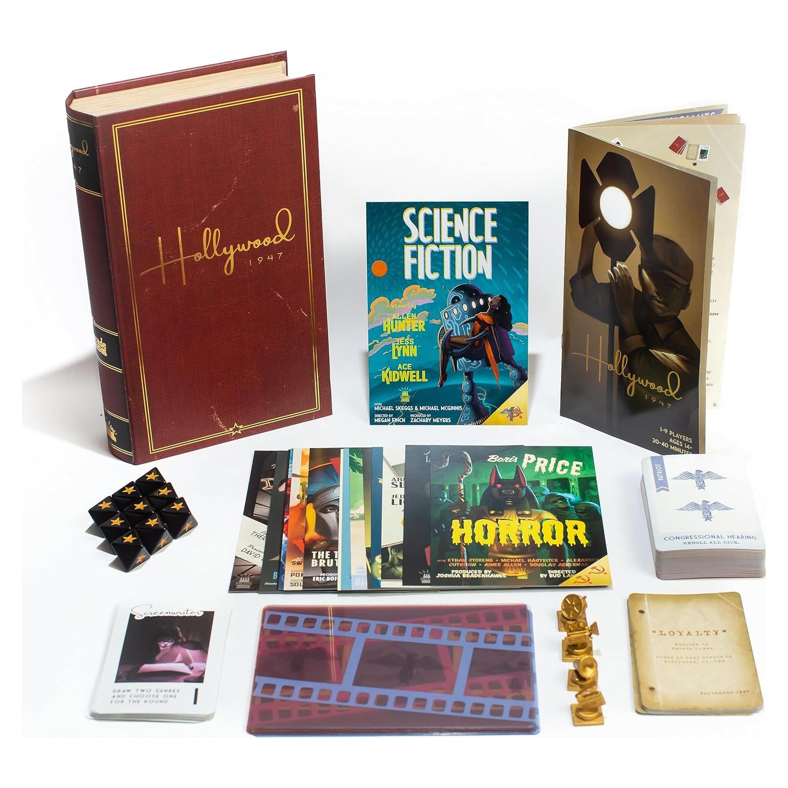 Juego de Mesa Hollywood 1947 - Facade Games - Estrategia 1-9 Jugadores