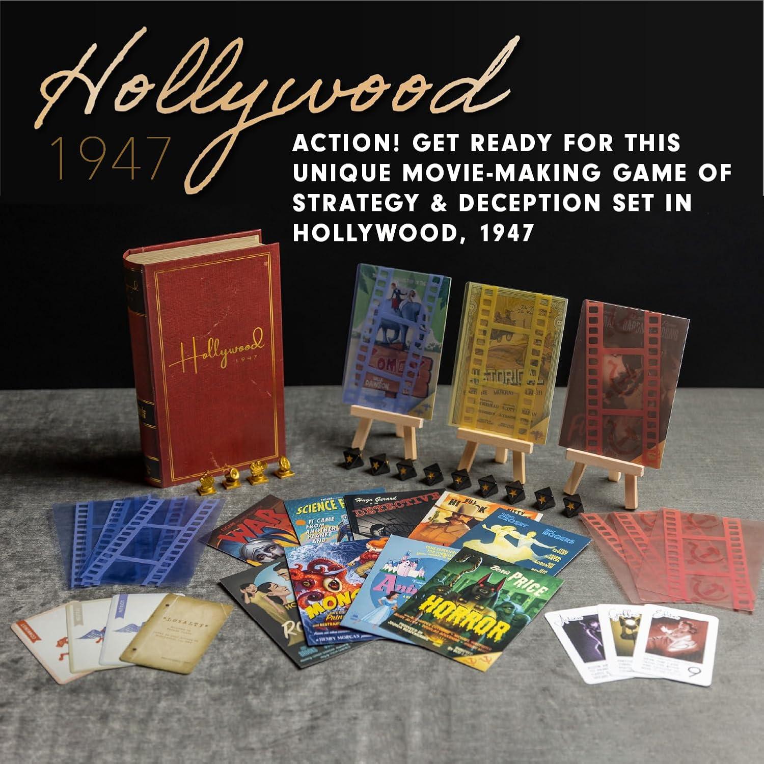 Juego de Mesa Hollywood 1947 - Facade Games - Estrategia 1-9 Jugadores